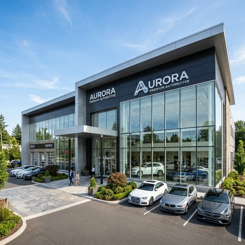 Lovely Auto Dealership Exterior